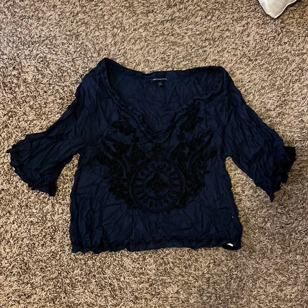 American Eagle Outfitters Peasant Top